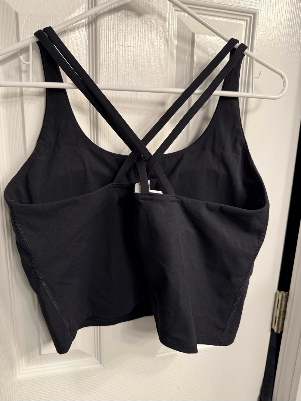 Black Strappy Sports Bra Crop Top - Women Intimates & Sleepwear